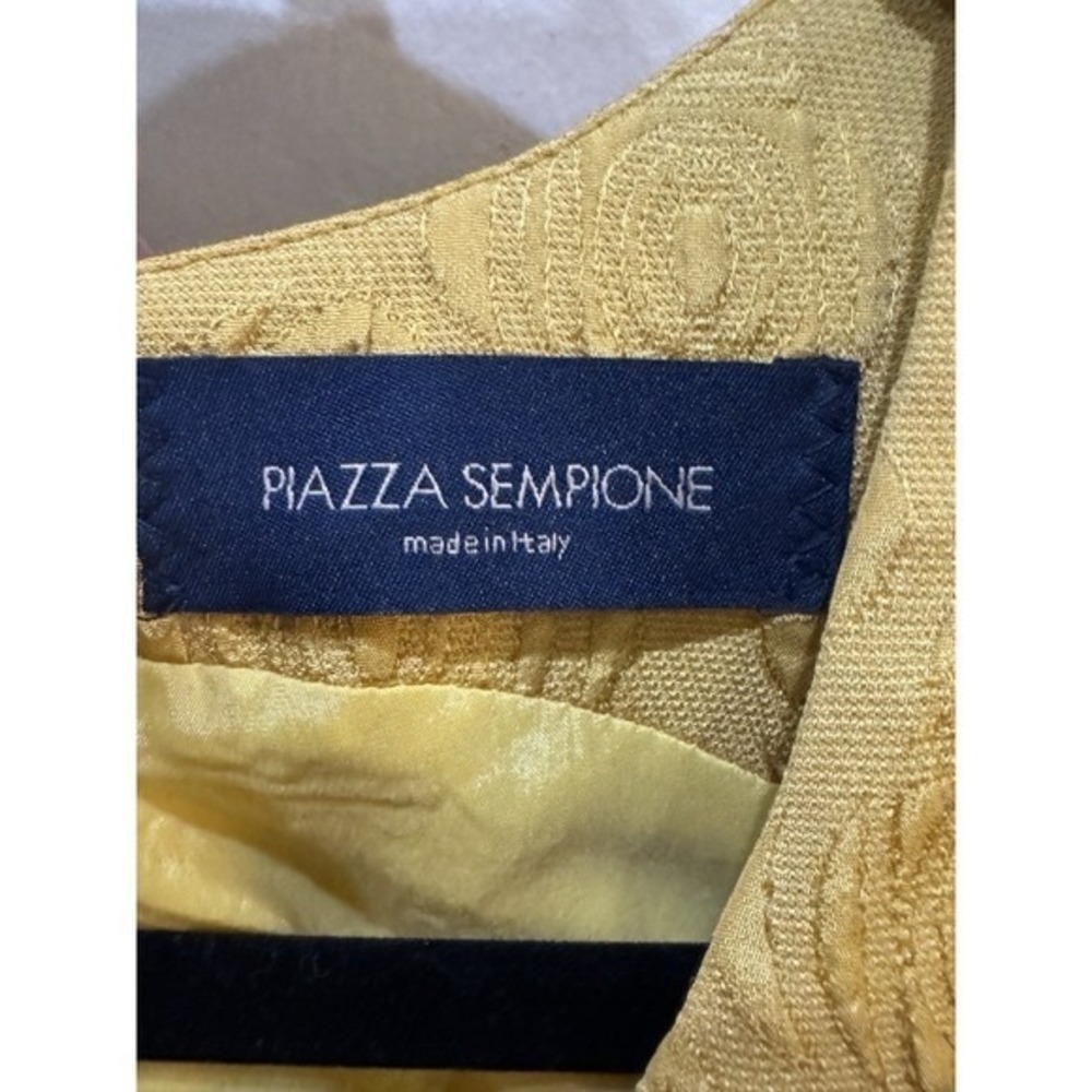 vintage Piazza Sempione sleeveless shift dress Size 42 US 12-14 Linen - Picture 6 of 12